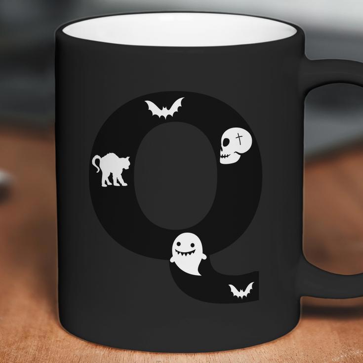 Q Name Character Dracula Ghost Boo Halloween Quote Coffee Mug