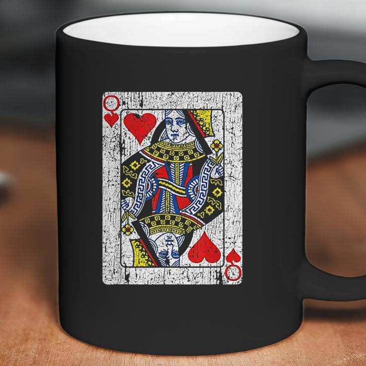 Queen Of Hearts Card Costume Vintage Coffee Mug