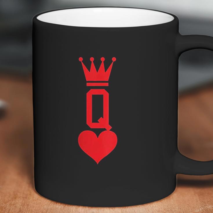 Queen Of Hearts Gift Playing Card Halloween Costume Coffee Mug