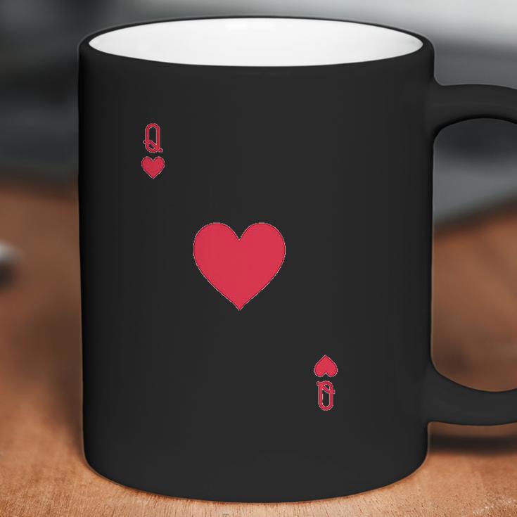 Queen Of Hearts Playing Card Easy Halloween Costume Coffee Mug