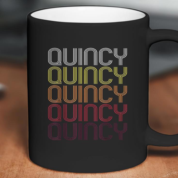 Quincy Ma Vintage Style Massachusetts Coffee Mug