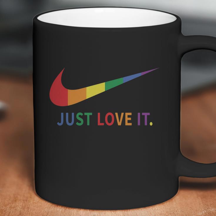 Rainbow Lesbian Gay Pride Lgbt Just Love It Coffee Mug