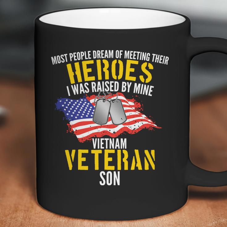 Raised By My Hero Proud Vietnam Veterans Son Coffee Mug