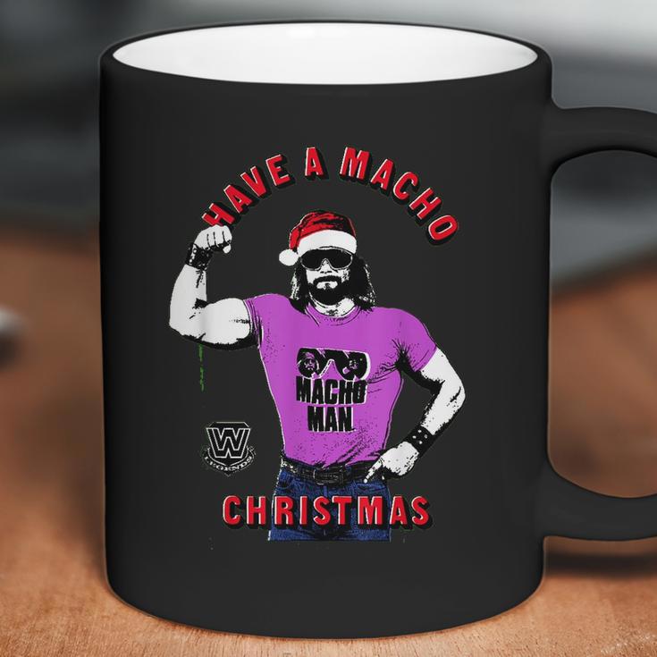 Randy Macho Man Savage Have A Macho Christmas Coffee Mug