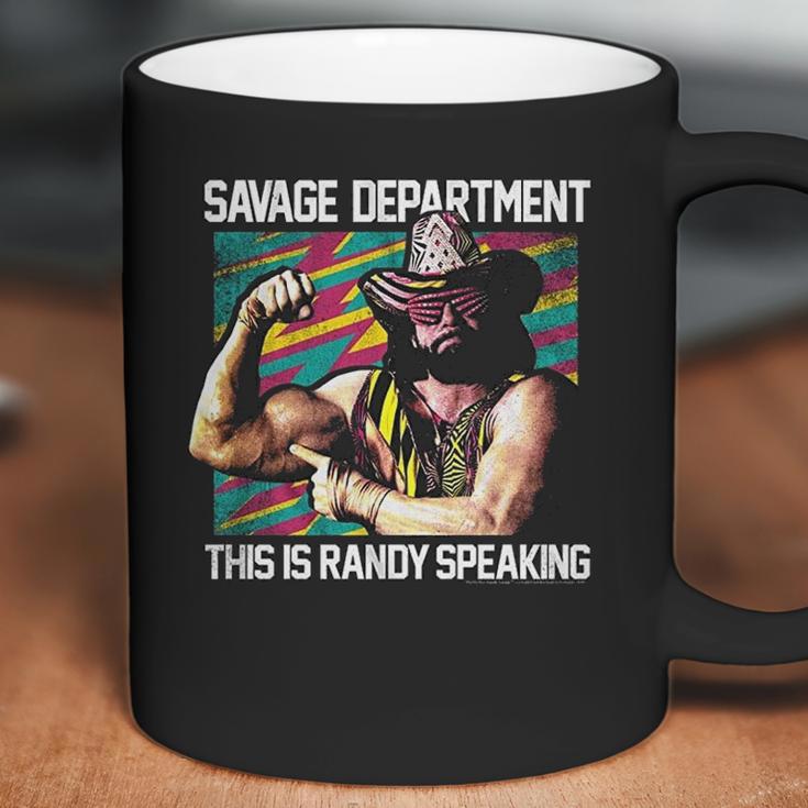 Randy Macho Man Savage This Is Randy Speaking Coffee Mug