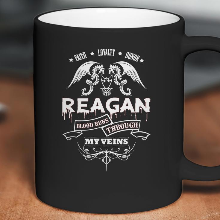 Reagan Blood Runs Through My Veins - Tshirt For Reagan Coffee Mug