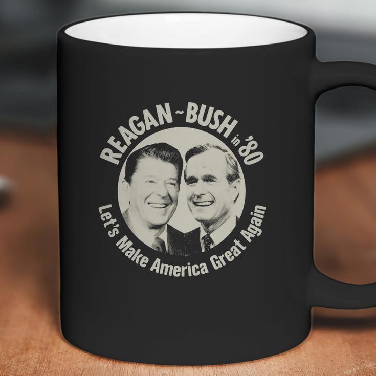 Reagan Bush 80 Campaign Coffee Mug