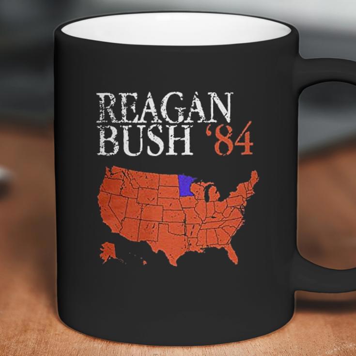 Reagan Bush 84 Vintage Distressed Style Coffee Mug