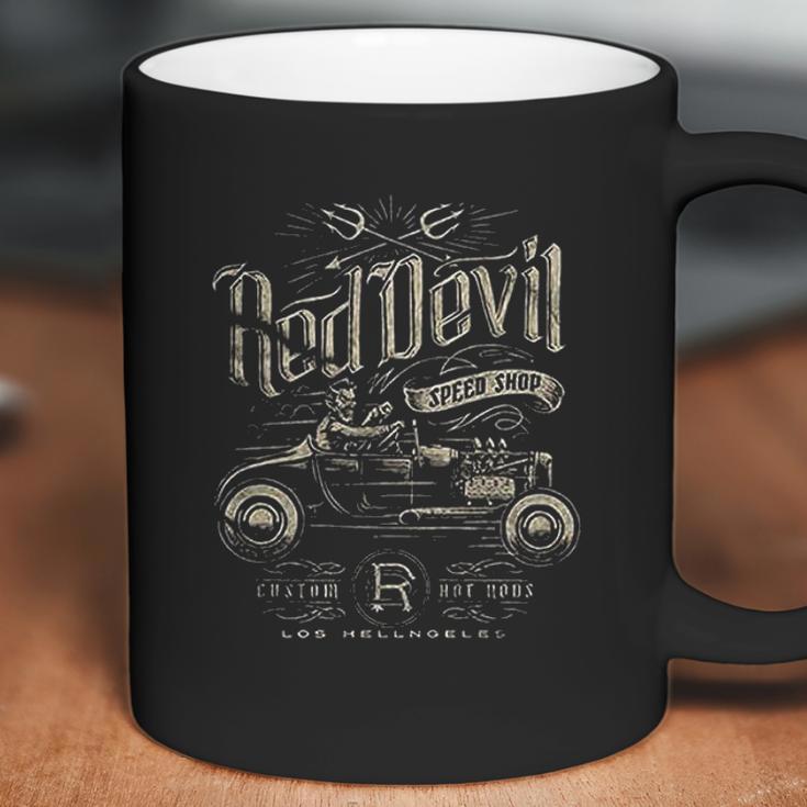 Red Devil Clothing Speed Shop Coffee Mug