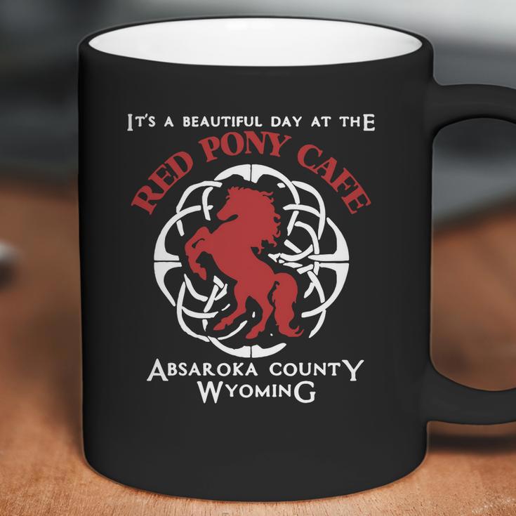 Red Pony Cafe Absaroka County Wyoming T-Shirt Coffee Mug