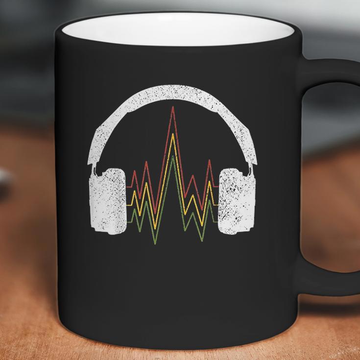 Reggae Music Headphones Rastafari Rasta Gift Coffee Mug