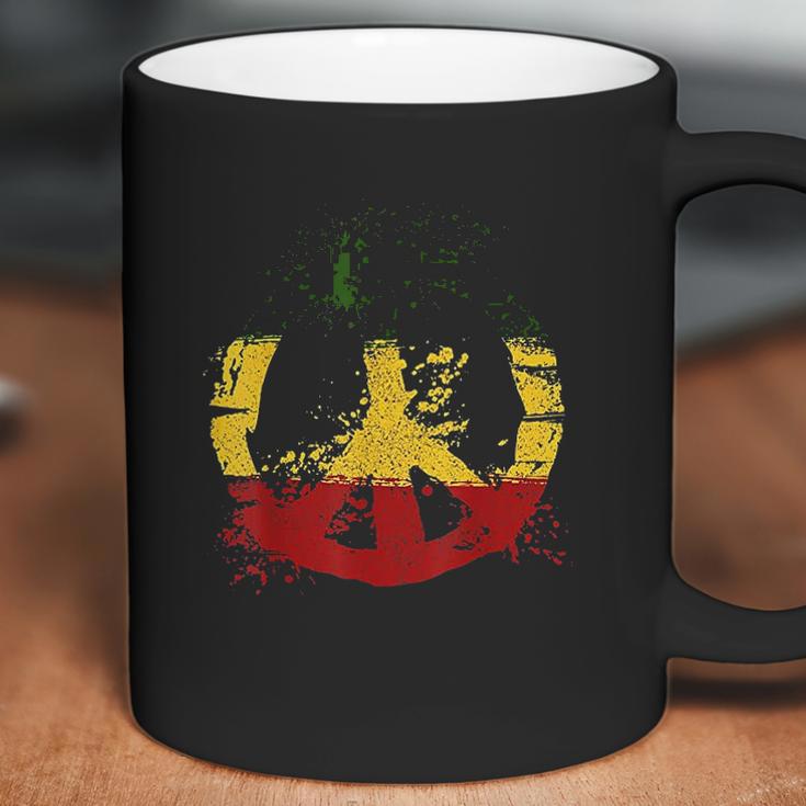 Reggae Music Peace Sign Rastafari Rasta Gift Coffee Mug