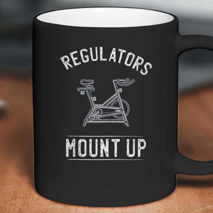 Regulators Mount Up Spin Class Funny Spinning Cycling Gym Coffee Mug