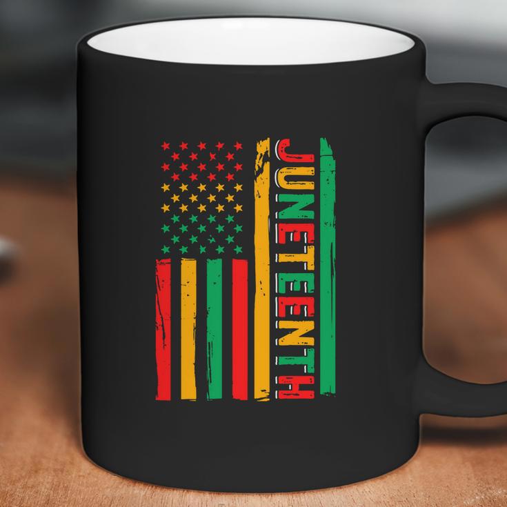 Rero American Flag African American Flag June 19 1865 Graphic Design Printed Casual Daily Basic Coffee Mug