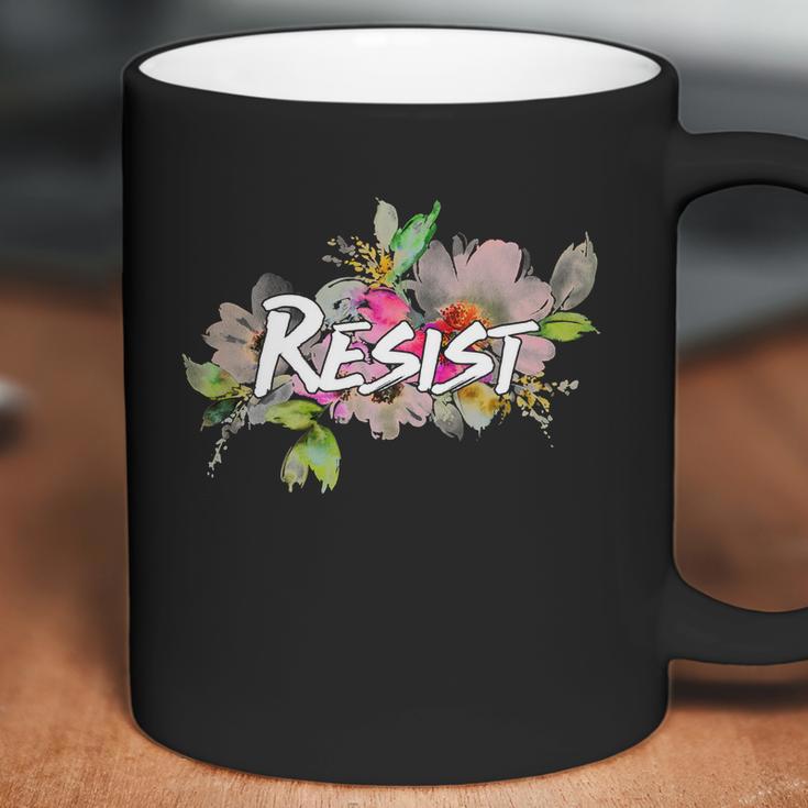 Resist Flower Logo Coffee Mug