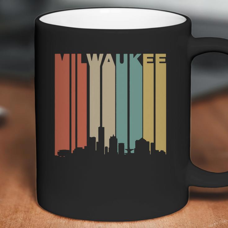 Retro 1970S Milwaukee Wisconsin Downtown Skyline T-Shirt Coffee Mug