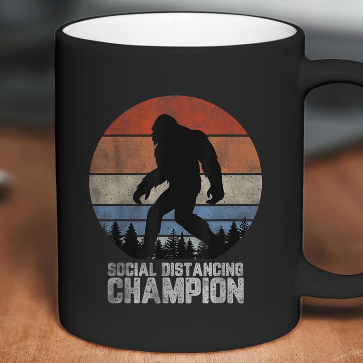 Retro Bigfoot Bigfoot Social Distancing Champ Coffee Mug