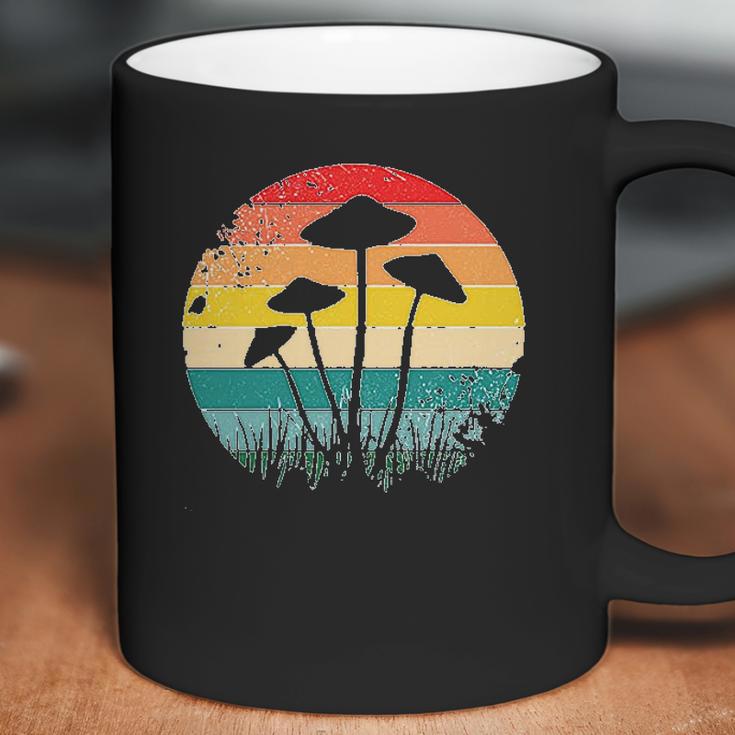 Retro Psychedelic Mushroom Graphic Coffee Mug