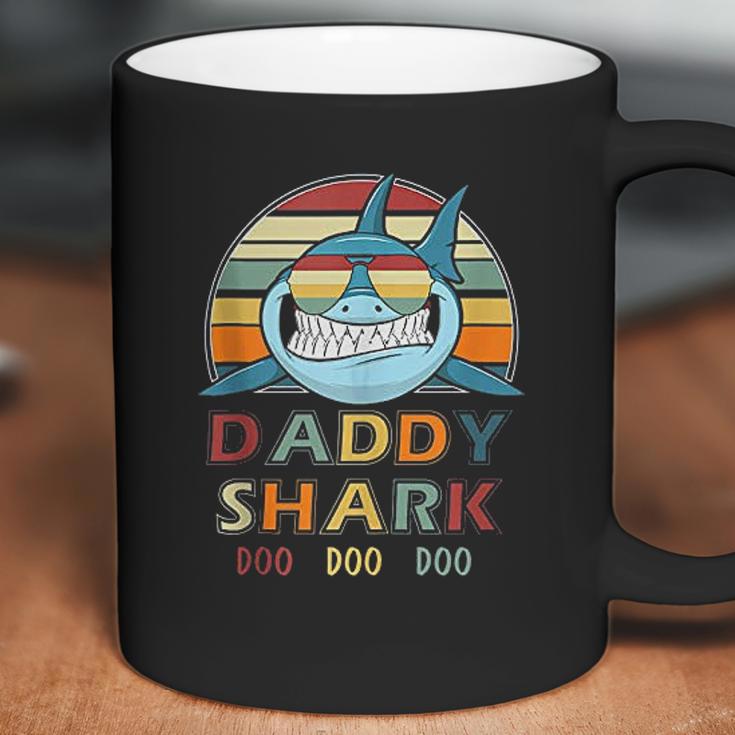 Retro Vintage Daddy Shark Coffee Mug