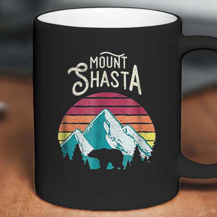 Retro Vintage Mount Shasta California Mountains Bear Coffee Mug