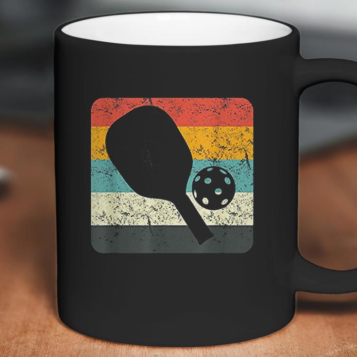 Retro Vintage Pickleball Silhouette Pickleball Gifts Coffee Mug