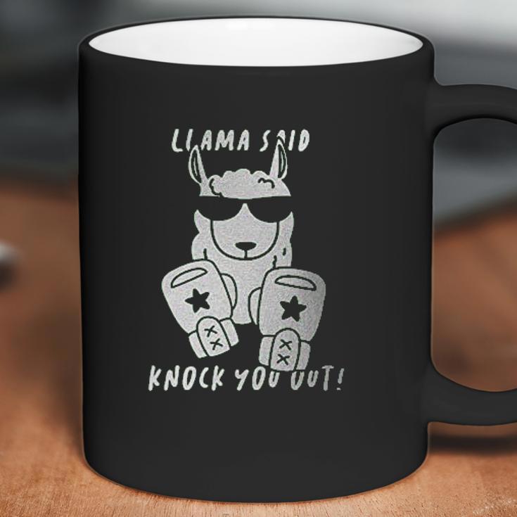 Retta Llama Said Knock You Out Ladies Coffee Mug