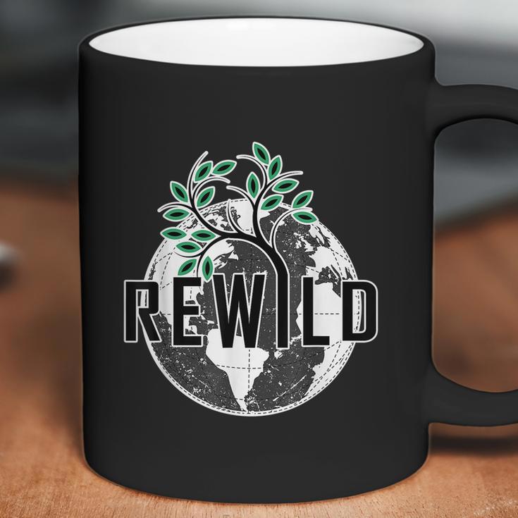 Rewild David Attenborough Save Earth Environmental Gifts Graphic Design Printed Casual Daily Basic Coffee Mug