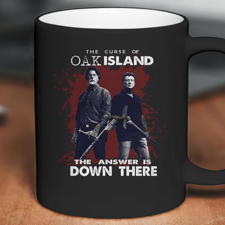 Rick Lagina Robert Clotworthy The Curse Of Oak Island Answer Is Down There Shirt Coffee Mug