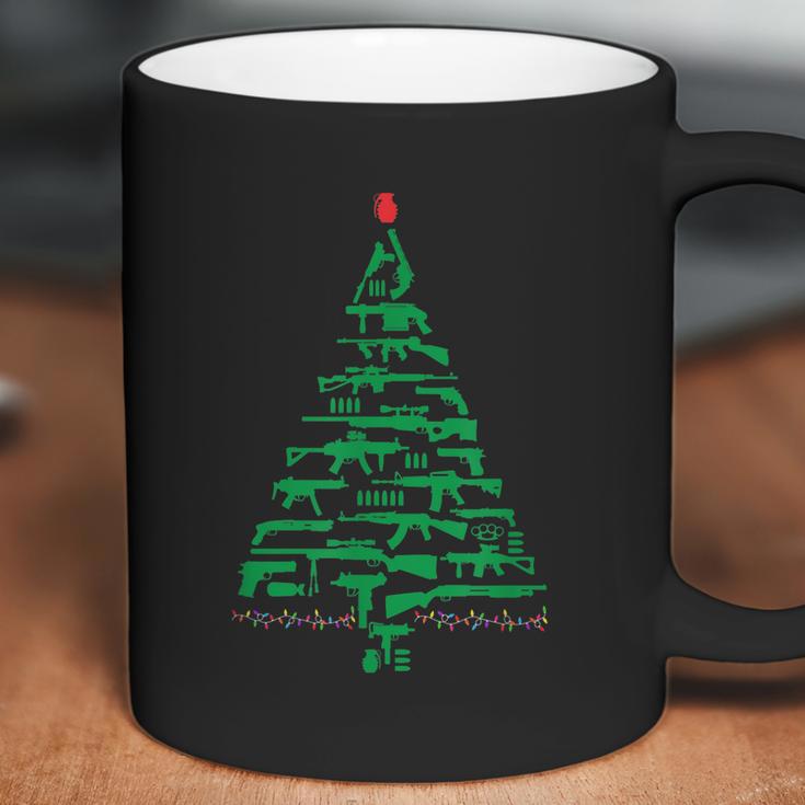 Rifle Weapon Gun Christmas Tree For Weapon Fools & Patriots Graphic Design Printed Casual Daily Basic Coffee Mug