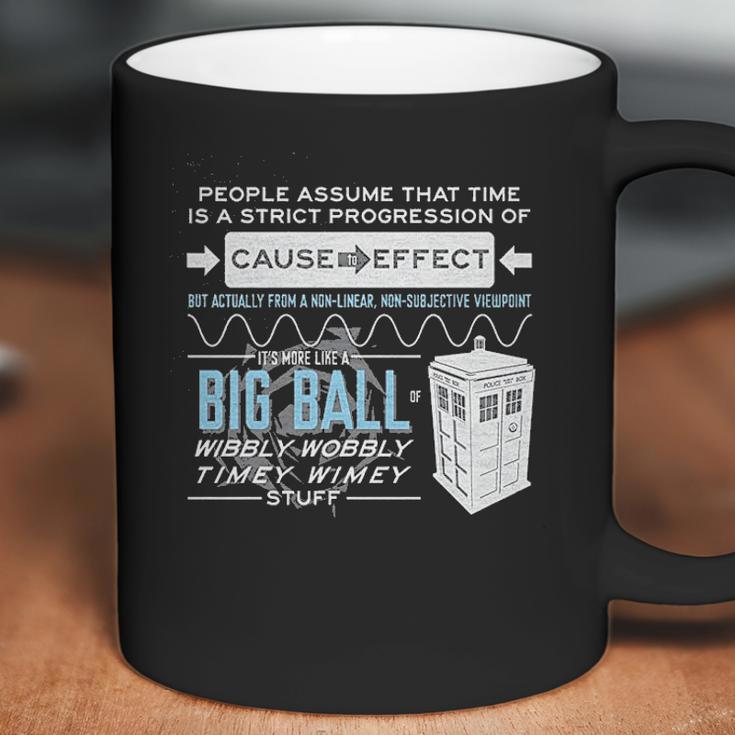 Ripple Junction Doctor Who Wibbly Wobbly Quote Coffee Mug