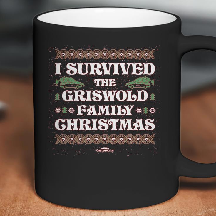 Ripple Junction National Lampoons Christmas Vacation Adult Unisex I Survived Light Weight Crew Coffee Mug