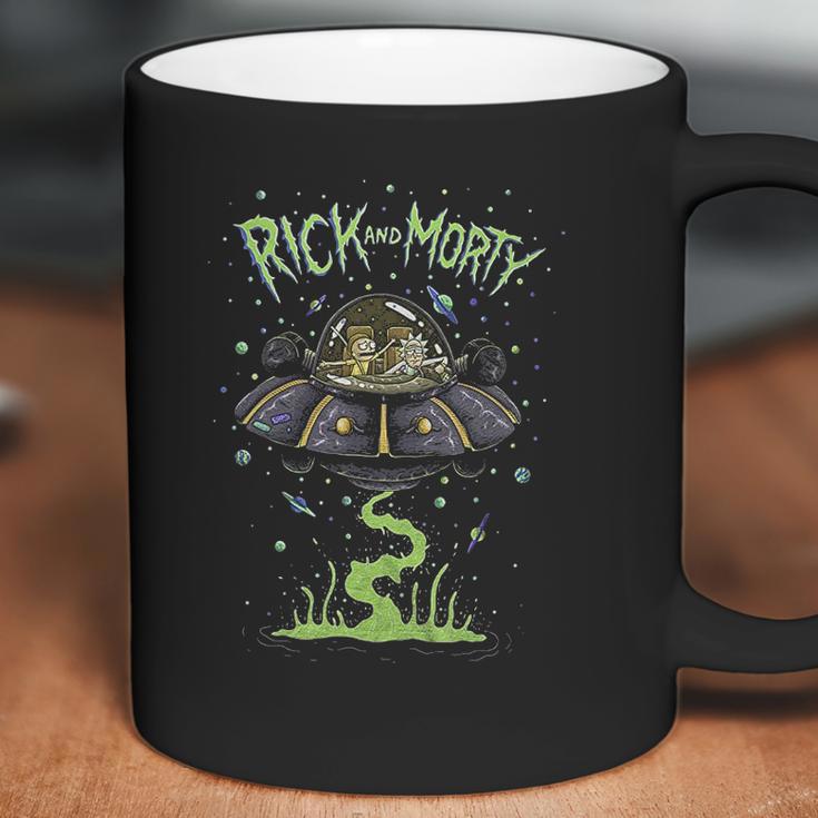 Ripple Junction Rick And Morty Spaceship Dumping Coffee Mug