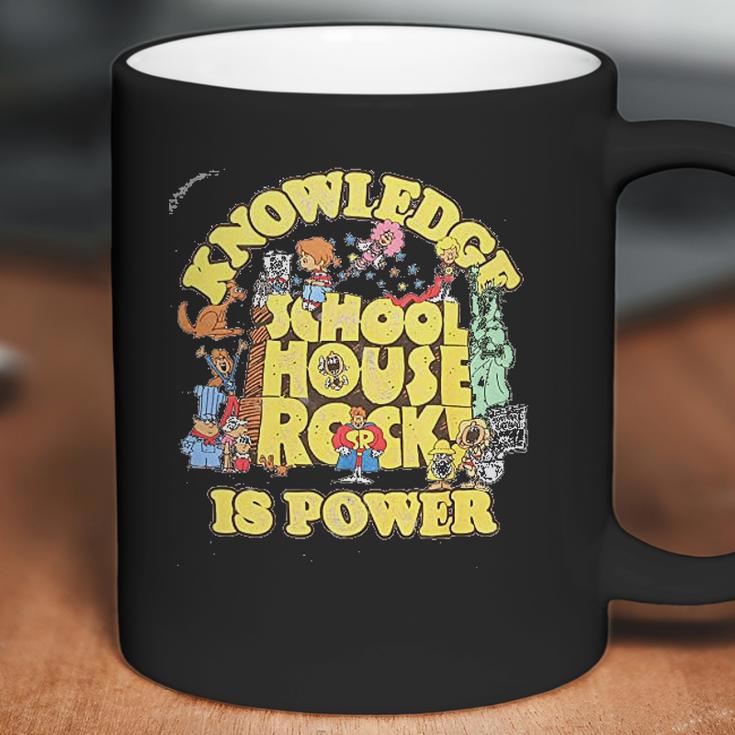 Ripple Junction Schoolhouse Rock Knowledge Is Power Logo Group Adult Coffee Mug