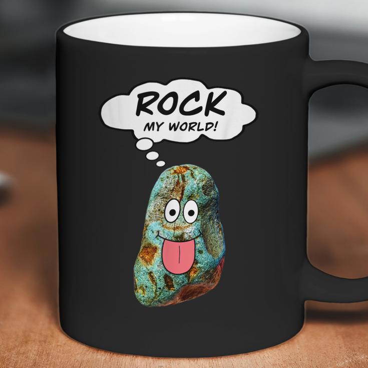 Rock My World Funny Geology Rockhound Rockhounding Coffee Mug