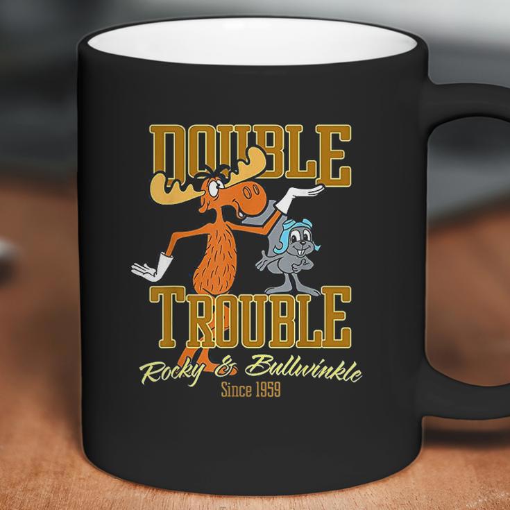 Rocky And Bullwinkle Double Trouble Pals Graphic Coffee Mug