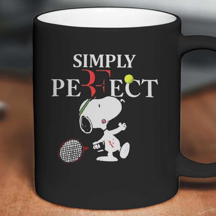 Roger Federer Snoopy Simply Pefect Coffee Mug