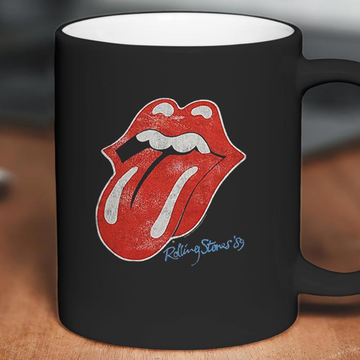 Rolling Stones The 89’ Distressed Print Tongue Coffee Mug