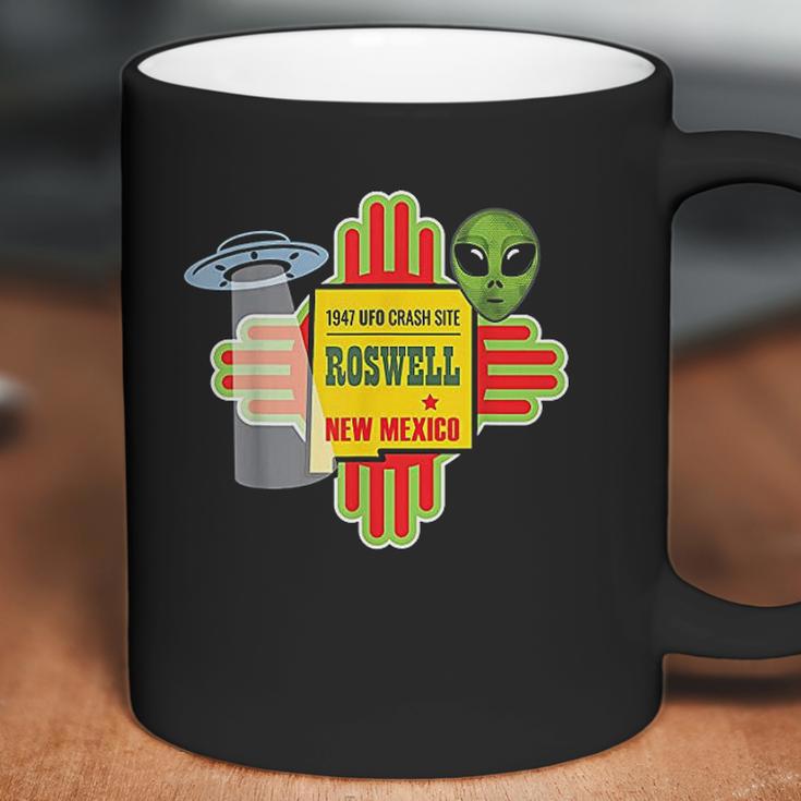 Roswell Nm New Mexico Ufo Alien Crash Site 1947 Zia Coffee Mug