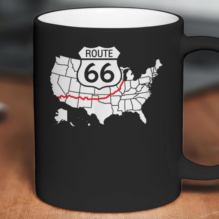 Route 66 V2 Men Women T-Shirt Graphic Print Casual Unisex Tee Coffee Mug