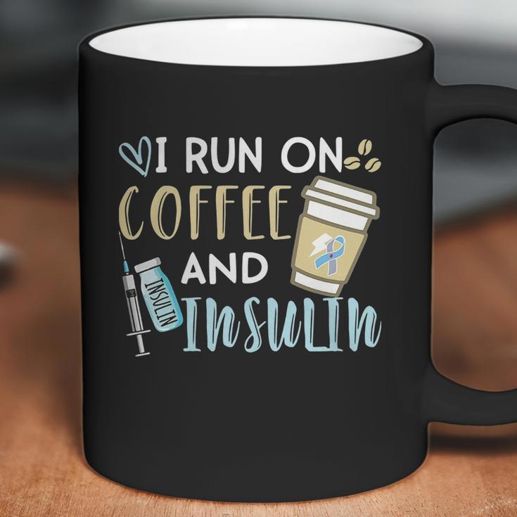 I Run On Coffee And Insulin Shirt Coffee Mug