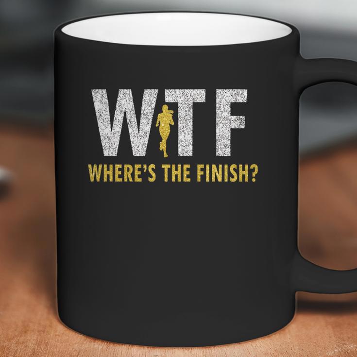 Running Girl Wtf Wheres The Finish Coffee Mug