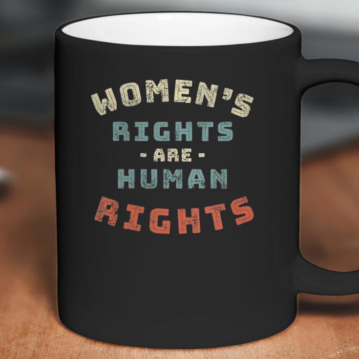 Womens Womens Rights Are Human Rights Feminist - V-Neck Coffee Mug