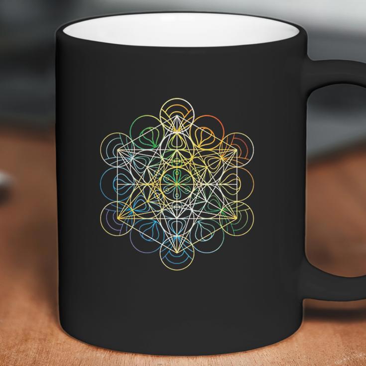 Sacred Geometry Chakra Colors Coffee Mug