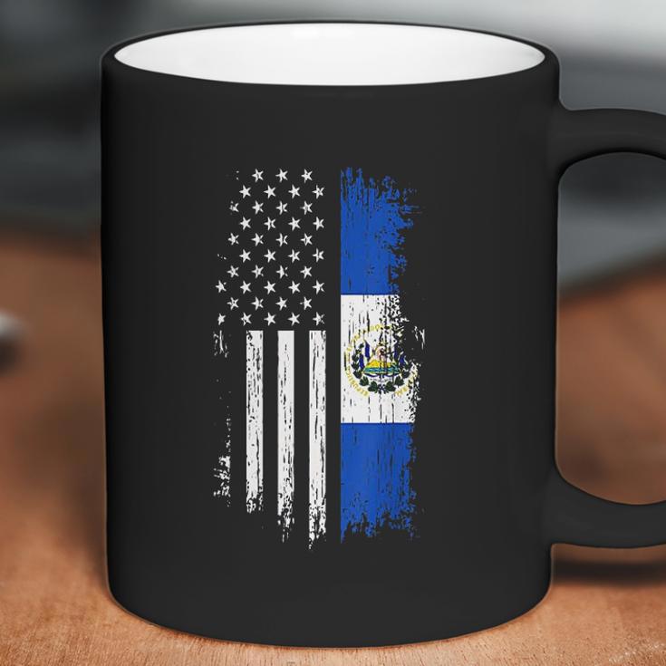 Salvadoran America Flag El Salvador Usa Coffee Mug