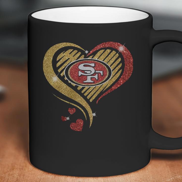 San Francisco 49Er Heart Diamond Shirt Coffee Mug