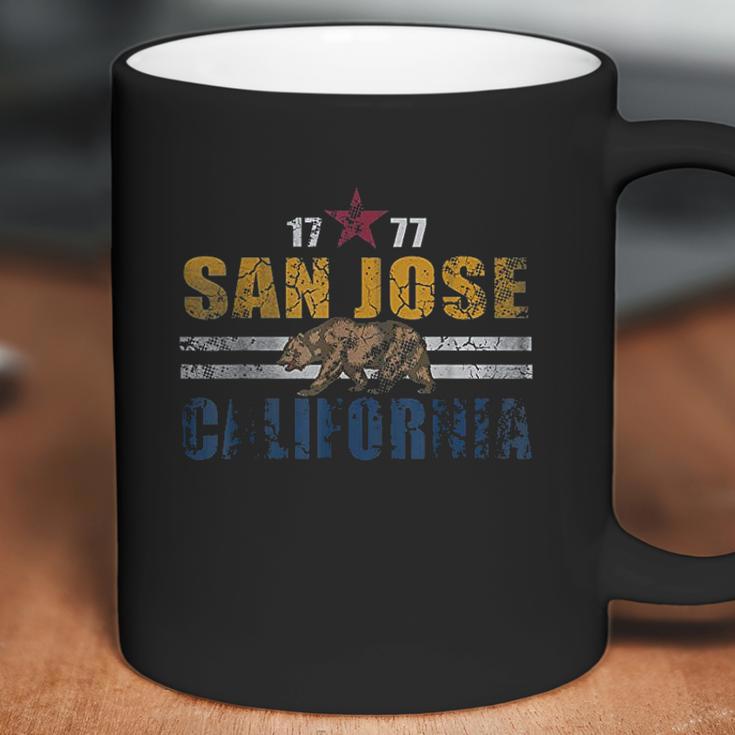 San Jose California Flag Vintage Fade Coffee Mug