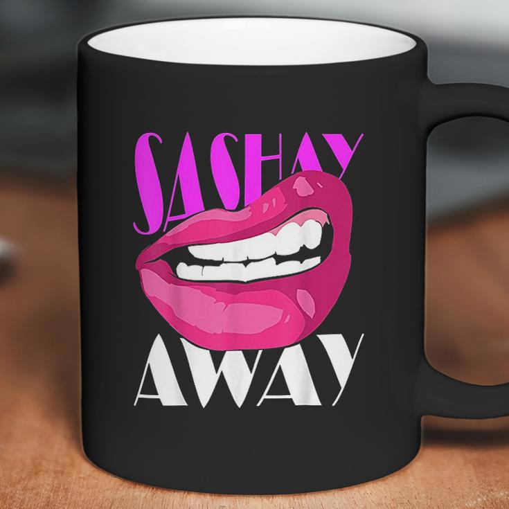 Sashay Away Funny Lips Diva Queen Femininity Cabaret Coffee Mug