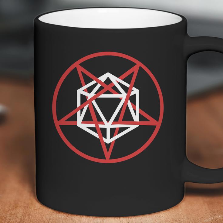 Satanic D20 Pentagram | Roleplaying Game Coffee Mug