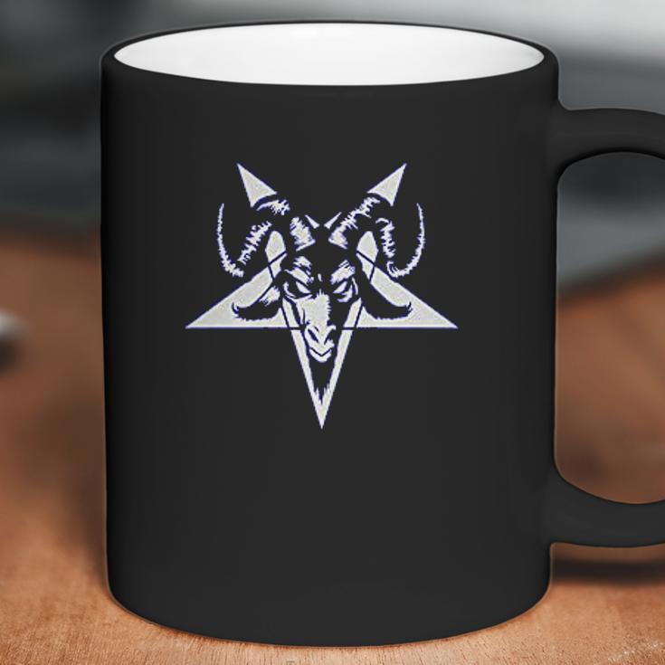 Satanic Goat Head Pentagram Mens Coffee Mug