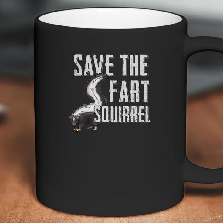 Save The Fart Squirrel Skunk Works Stinky Gift Coffee Mug